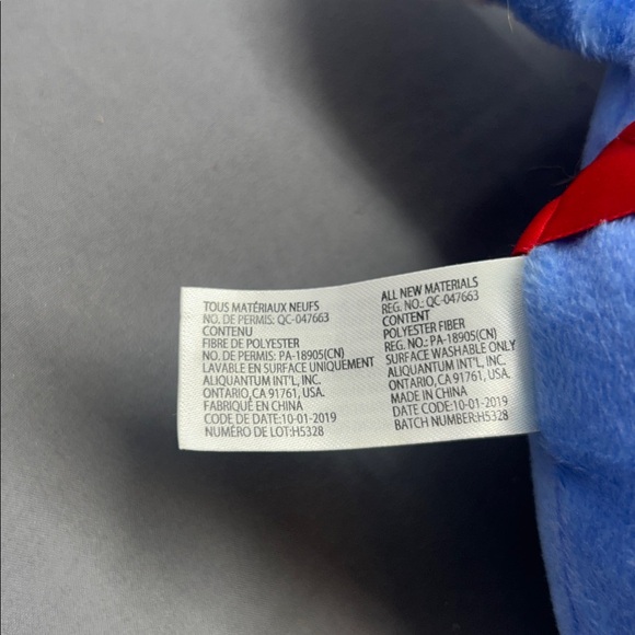 Cute Seal Plush Toy White Blue Kimono Red Sash Kawaii Stuffed Animal Gift - Picture 5 of 5